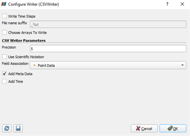 CSV Writer tool
